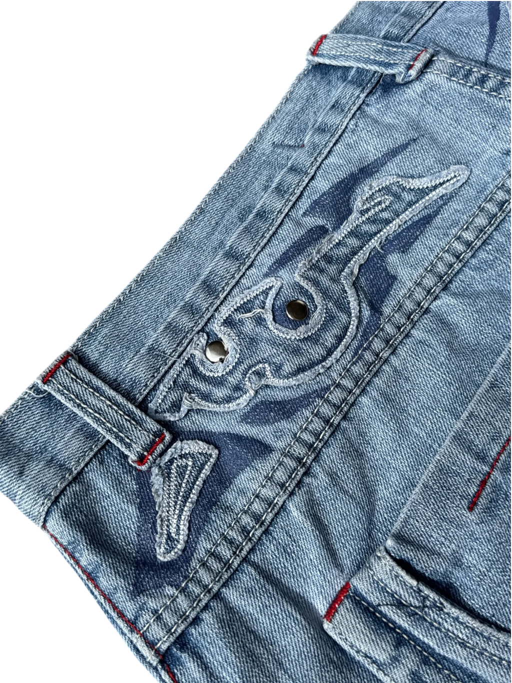 [V0796] Vintage y2k Mido Jeans blaue baggy jeans