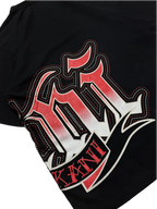 [V0885de] Vintage y2k Karl Kani nero rosso T-Shirt