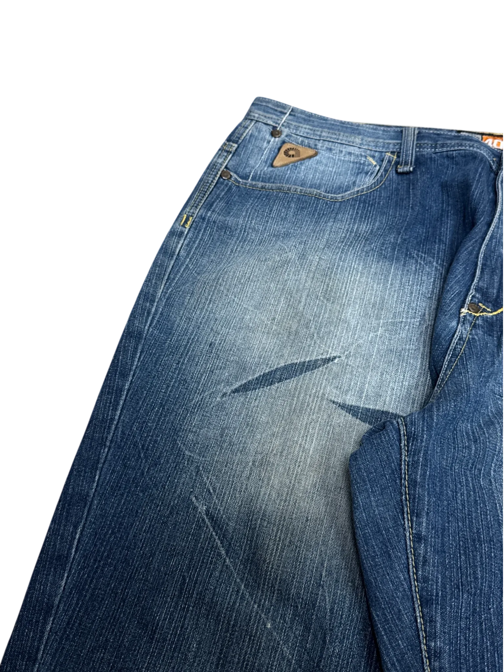 [V0975] Vintage y2k Akademiks blaue baggy jeans