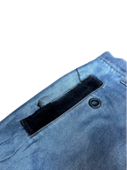 [V0986] Vintage y2k Fighter54 silberne shiny baggy jeans