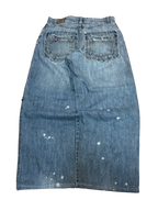 [V1011] Vintage y2k Pelle Pelle blaue baggy jeans
