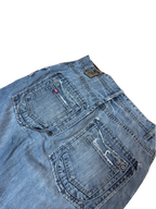 [V1011] Vintage y2k Pelle Pelle blaue baggy jeans