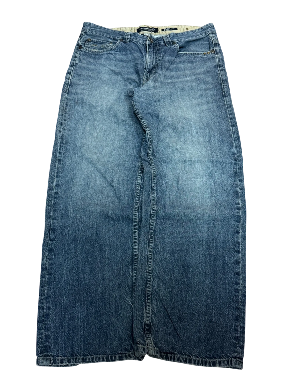 [V0981] Vintage y2k Ecko blaue baggy jeans