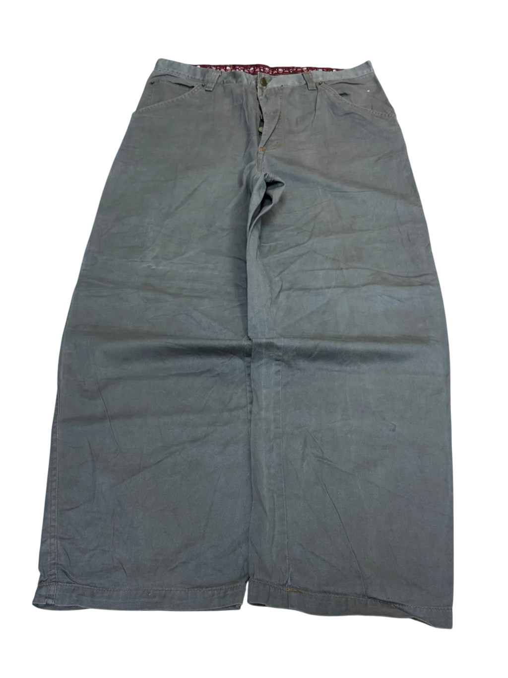 [V1007] Vintage y2k Nicotine beige baggy hose