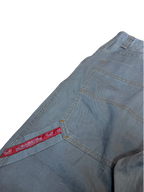 [V1007] Vintage y2k Nicotine beige baggy hose