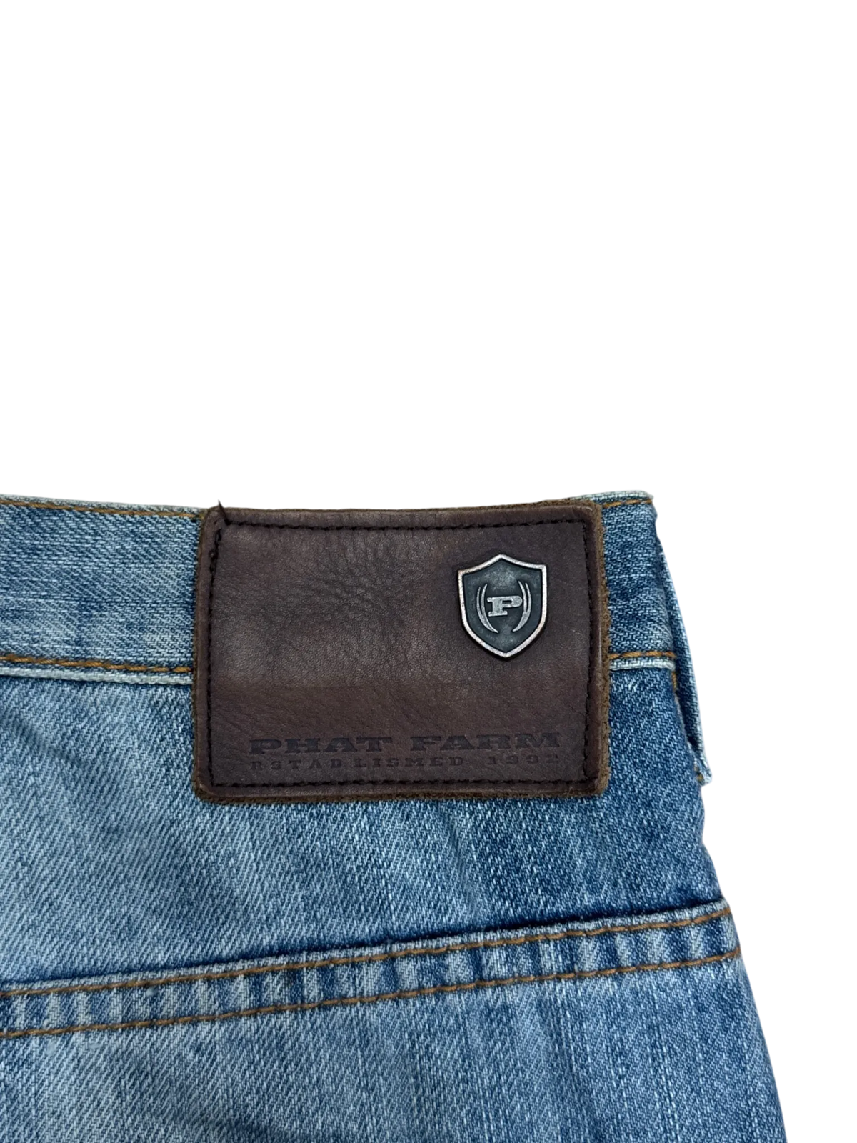 [V1013] Vintage y2k Phat Farm blaue baggy jeans