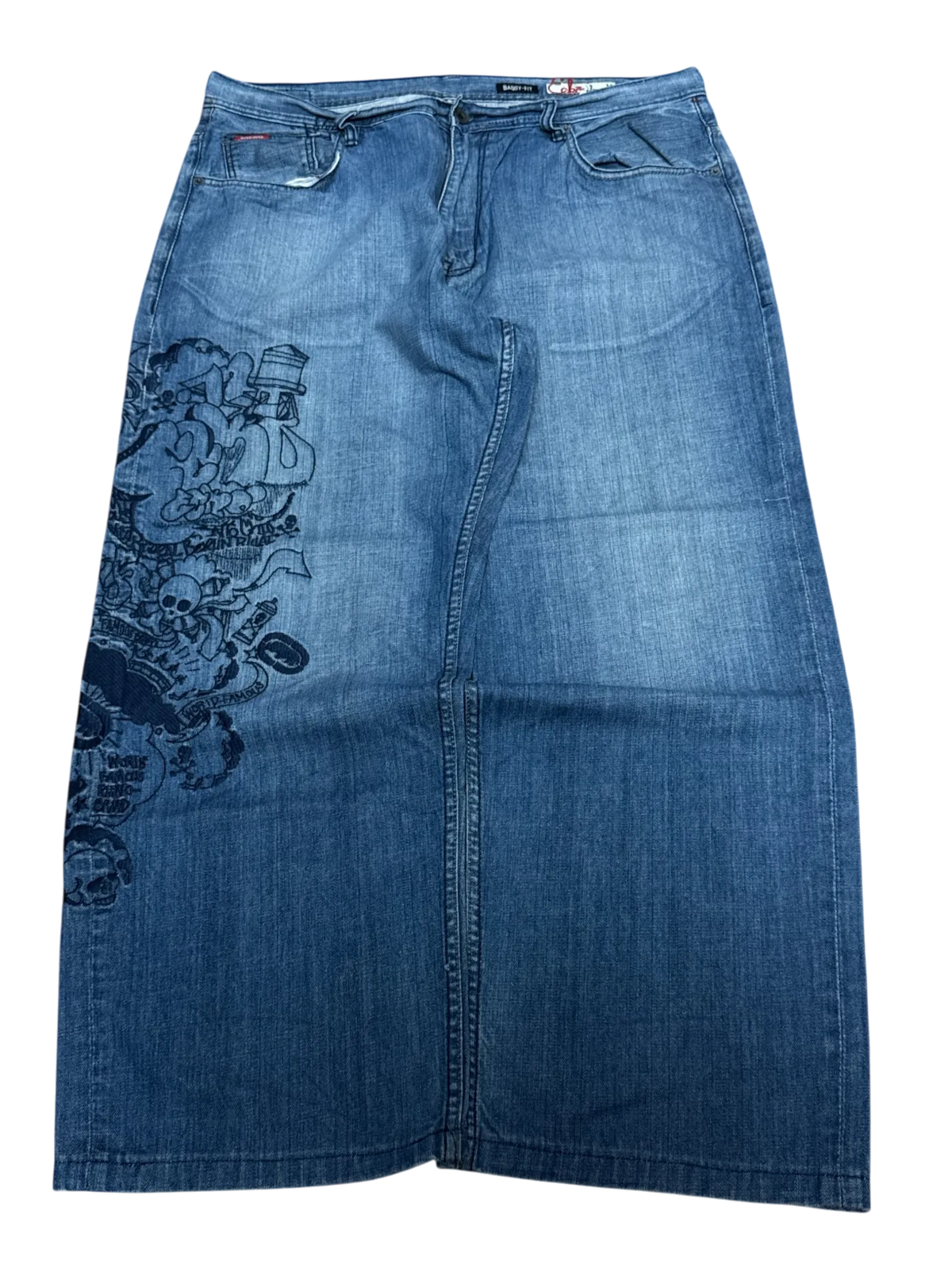 [V0979] Vintage y2k Ecko blaue baggy jeans