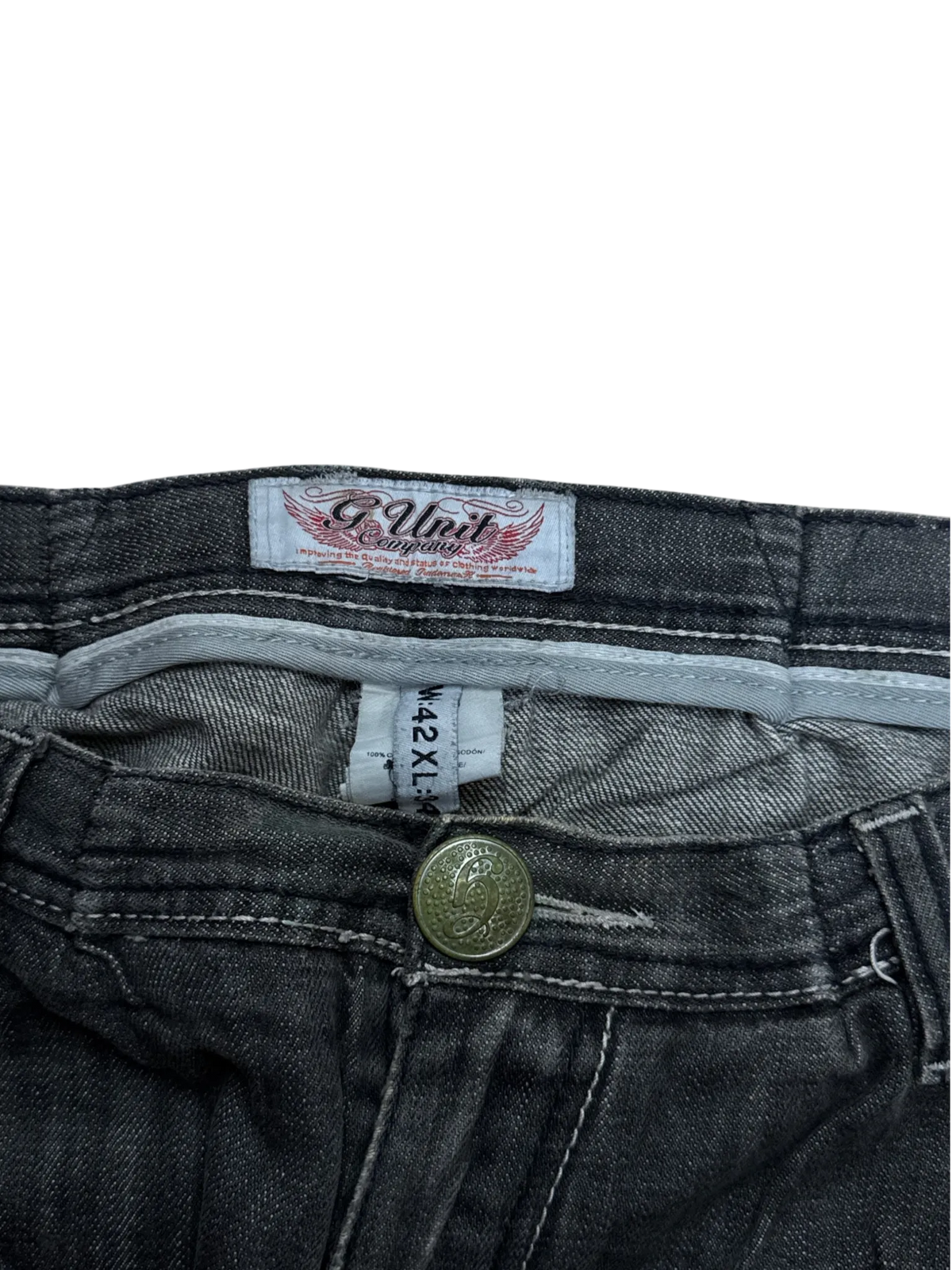 [V0994] Vintage y2k G-Unit schwarze baggy jeans