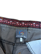 [V1007] Vintage y2k Nicotine beige baggy hose