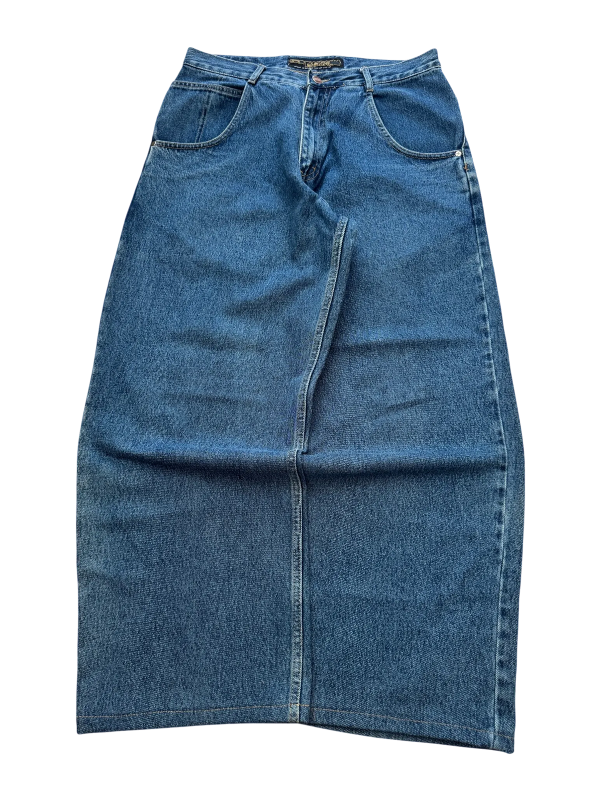 [V1043de] Vintage y2k Sancezz blaue baggy jeans