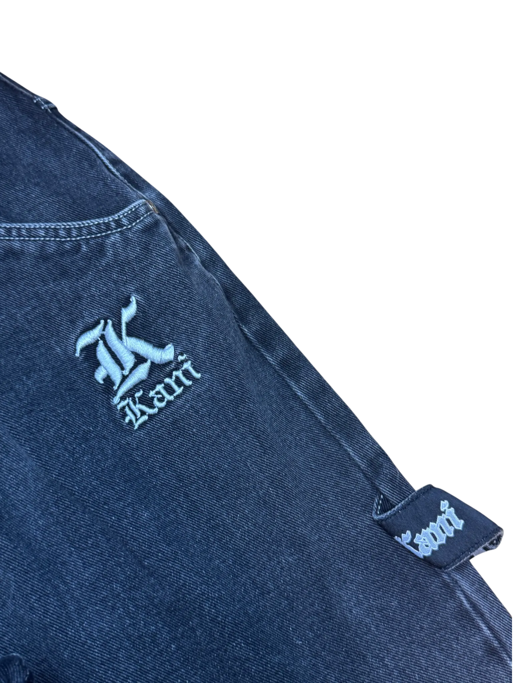 [V1058] Vintage y2k Karl Kani schwarze baggy jeans