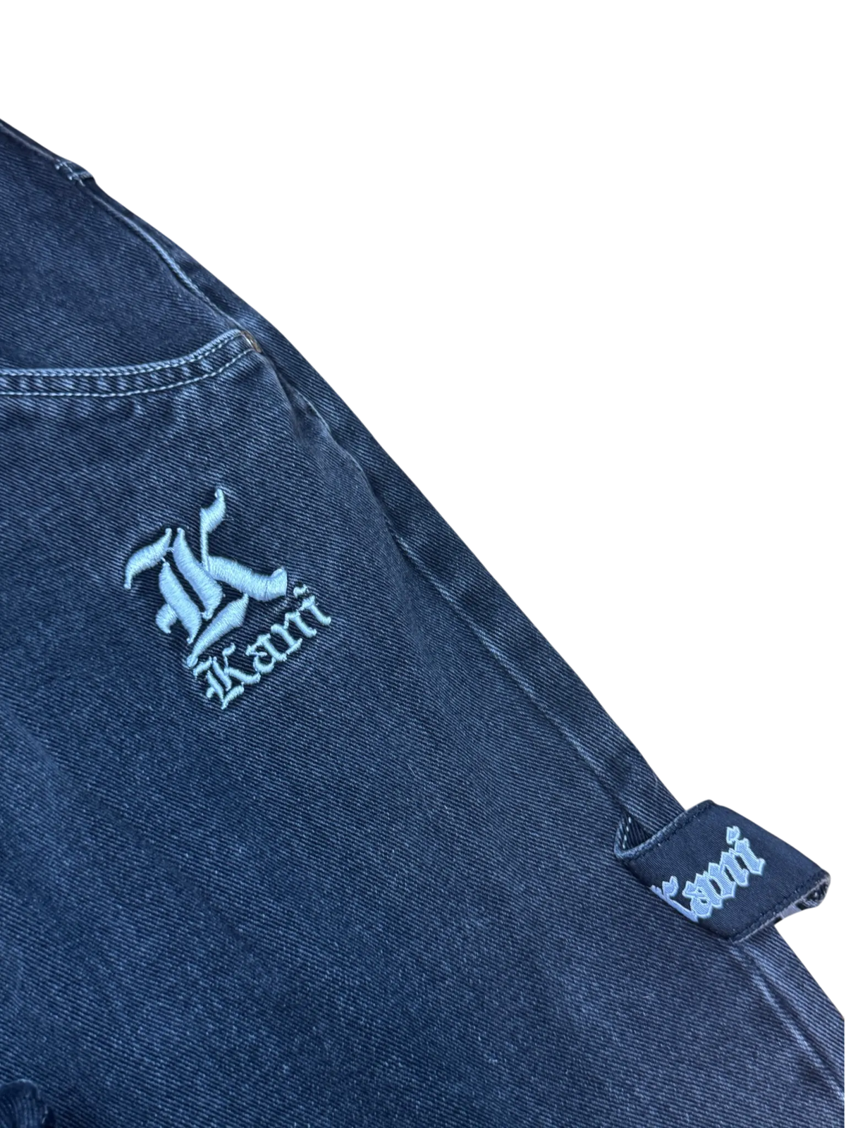[V1058] Vintage y2k Karl Kani schwarze baggy jeans