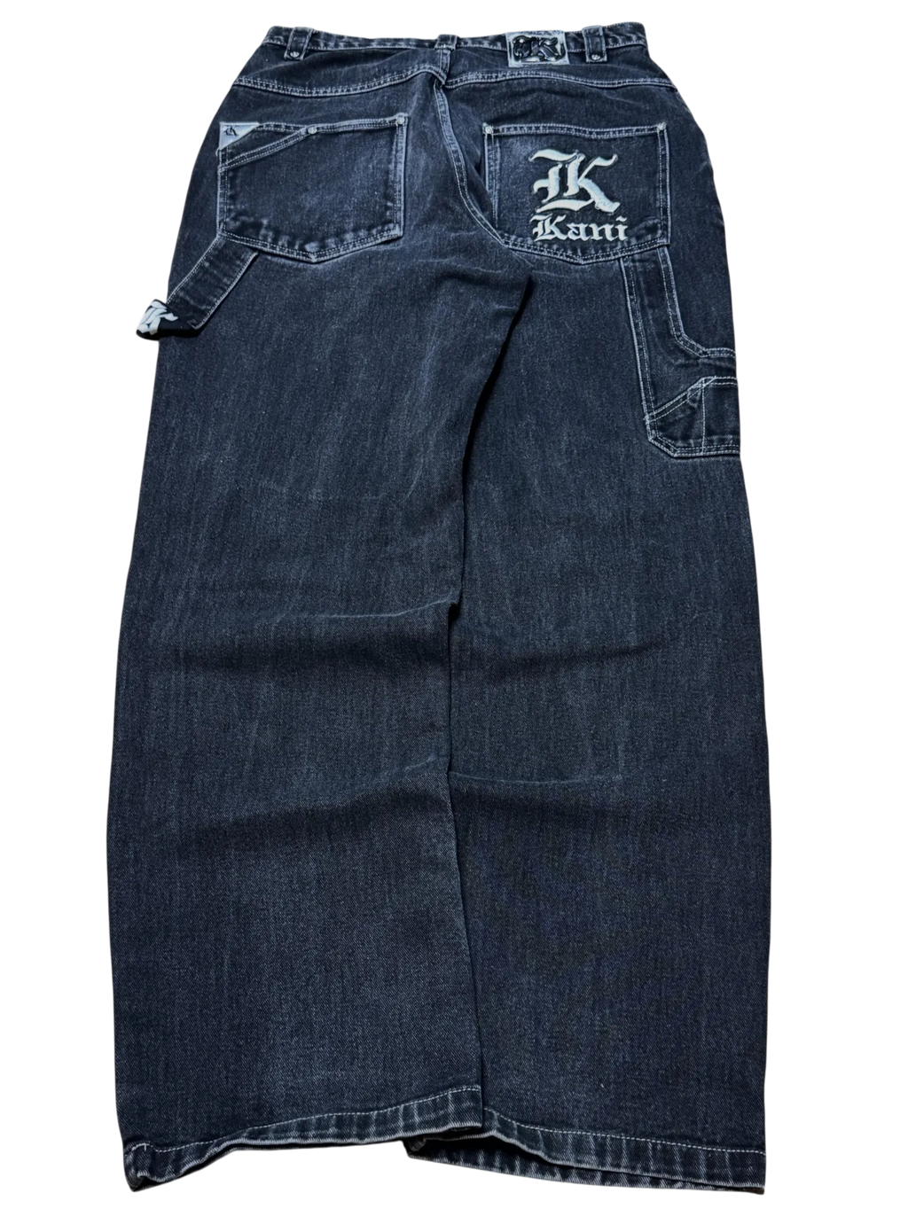 [V1058] Vintage y2k Karl Kani schwarze baggy jeans