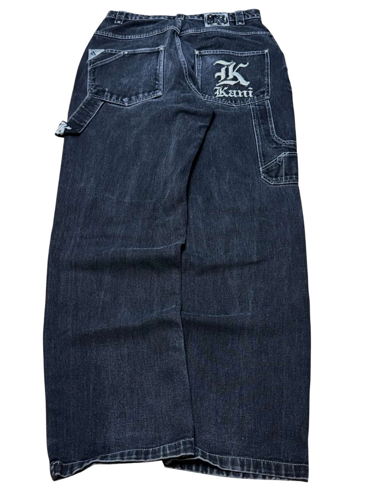 [V1058] Vintage y2k Karl Kani schwarze baggy jeans