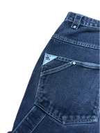 [V1058] Vintage y2k Karl Kani schwarze baggy jeans