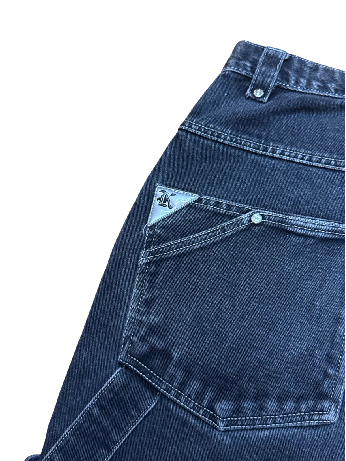 [V1058] Vintage y2k Karl Kani schwarze baggy jeans