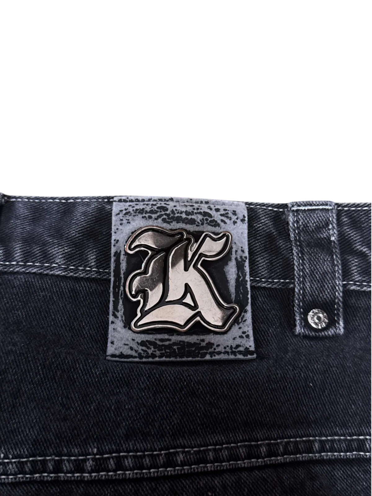 [V1058] Vintage y2k Karl Kani schwarze baggy jeans