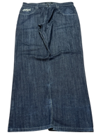 [V1049de] Vintage y2k Southpole marineblaue baggy jeans (Japanese Koi)