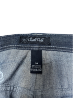 [V1049de] Vintage y2k Southpole marineblaue baggy jeans (Japanese Koi)
