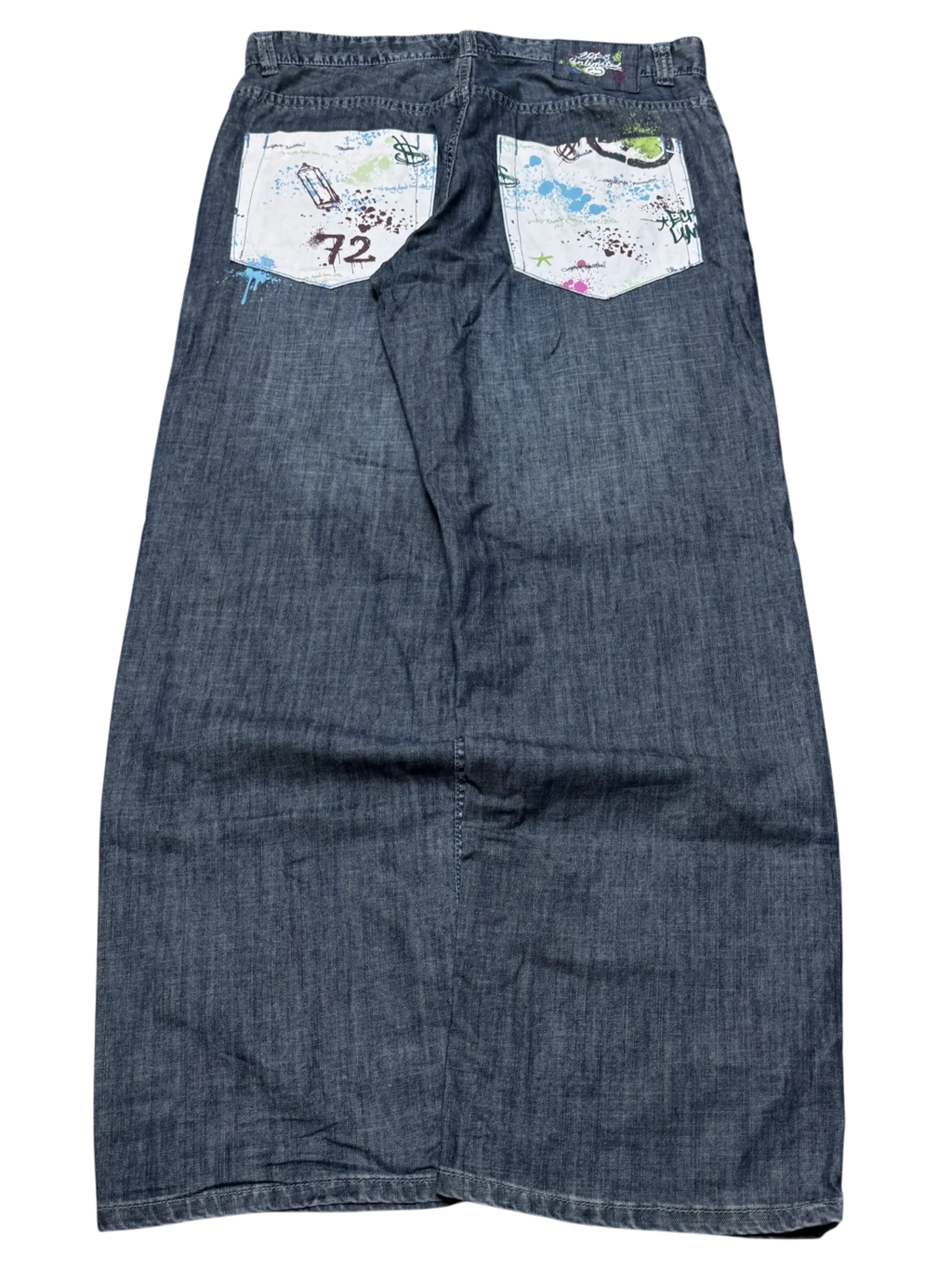 [V1050de] Vintage y2k Ecko graue baggy jeans