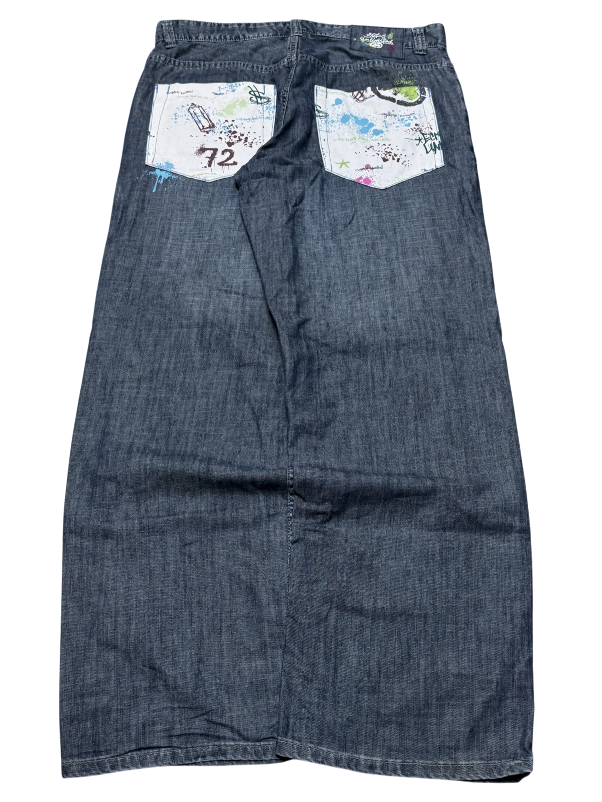 [V1050de] Vintage y2k Ecko graue baggy jeans
