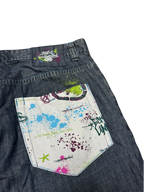 [V1050de] Vintage y2k Ecko graue baggy jeans