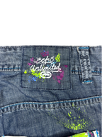 [V1050de] Vintage y2k Ecko graue baggy jeans