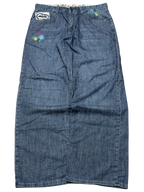 [V1050de] Vintage y2k Ecko graue baggy jeans
