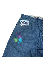 [V1050de] Vintage y2k Ecko graue baggy jeans