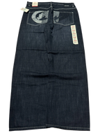 [V1052de] Vintage y2k Ecko schwarze baggy jeans (NWT)