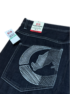 [V1052de] Vintage y2k Ecko schwarze baggy jeans (NWT)