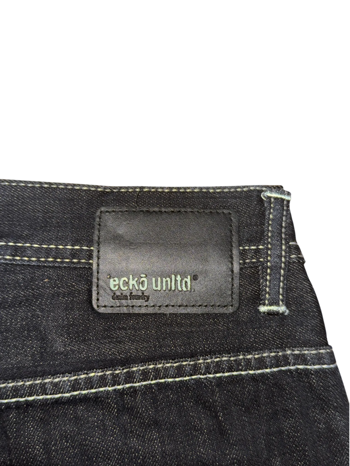 [V1052de] Vintage y2k Ecko schwarze baggy jeans (NWT)