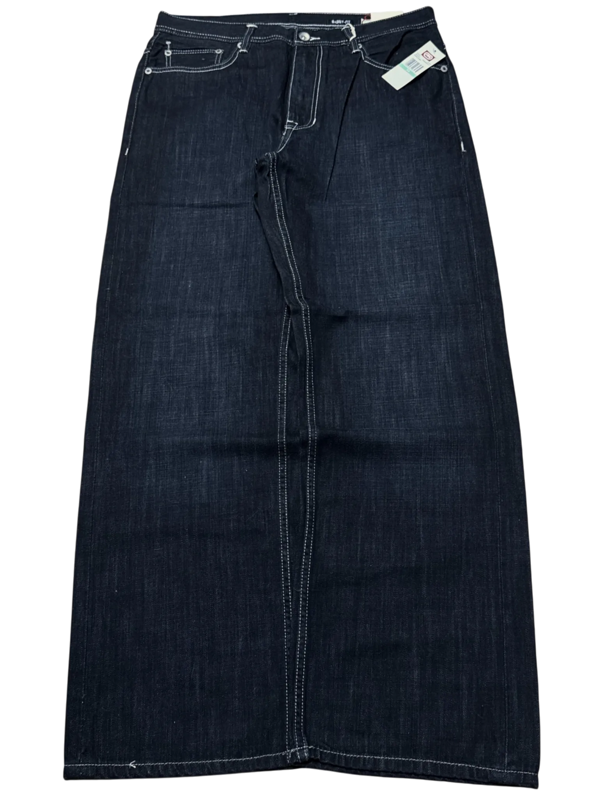 [V1052de] Vintage y2k Ecko schwarze baggy jeans (NWT)