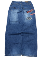 [V1054de] Vintage y2k Enyce blaue baggy jeans