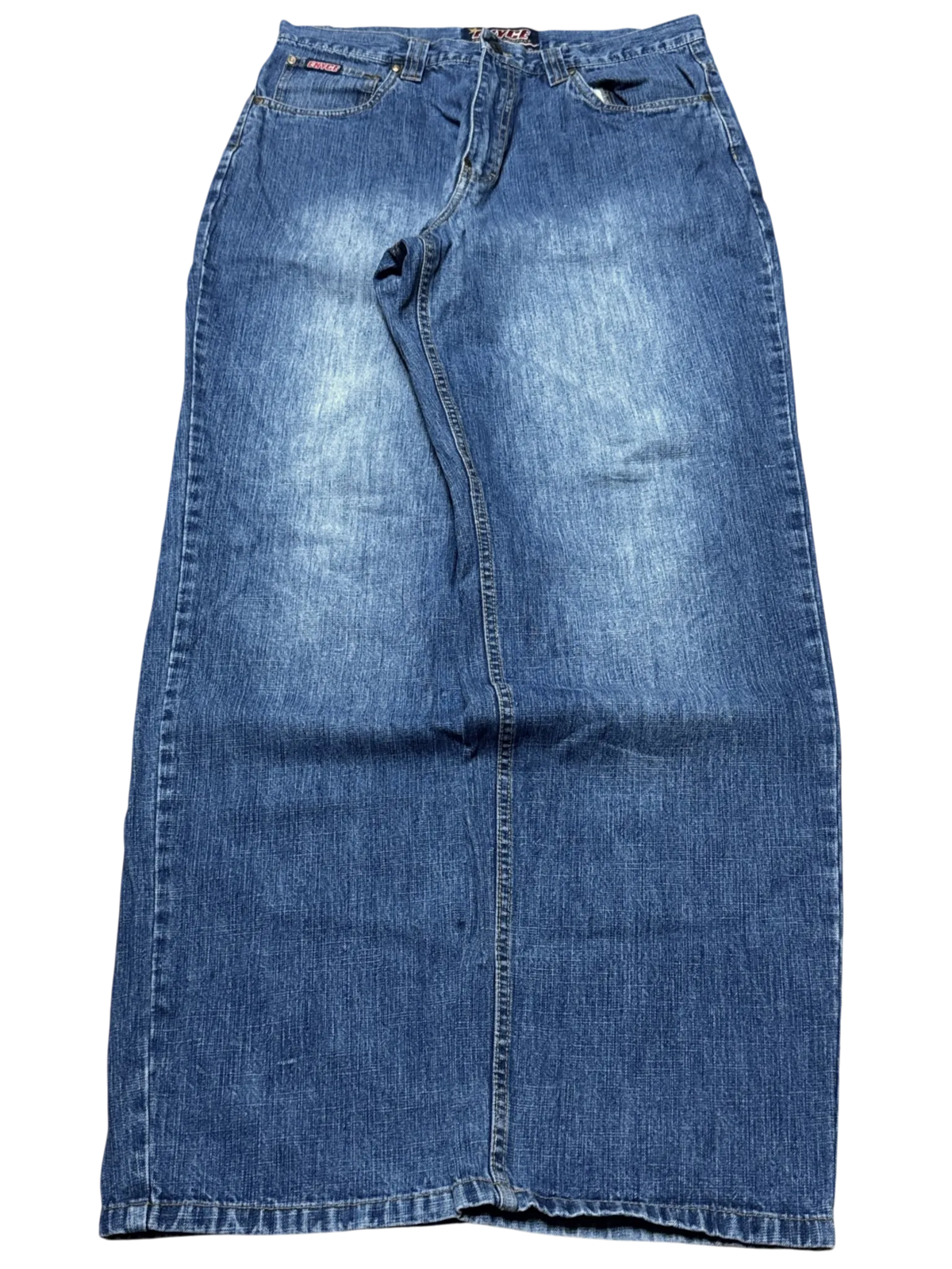 [V1054de] Vintage y2k Enyce blaue baggy jeans