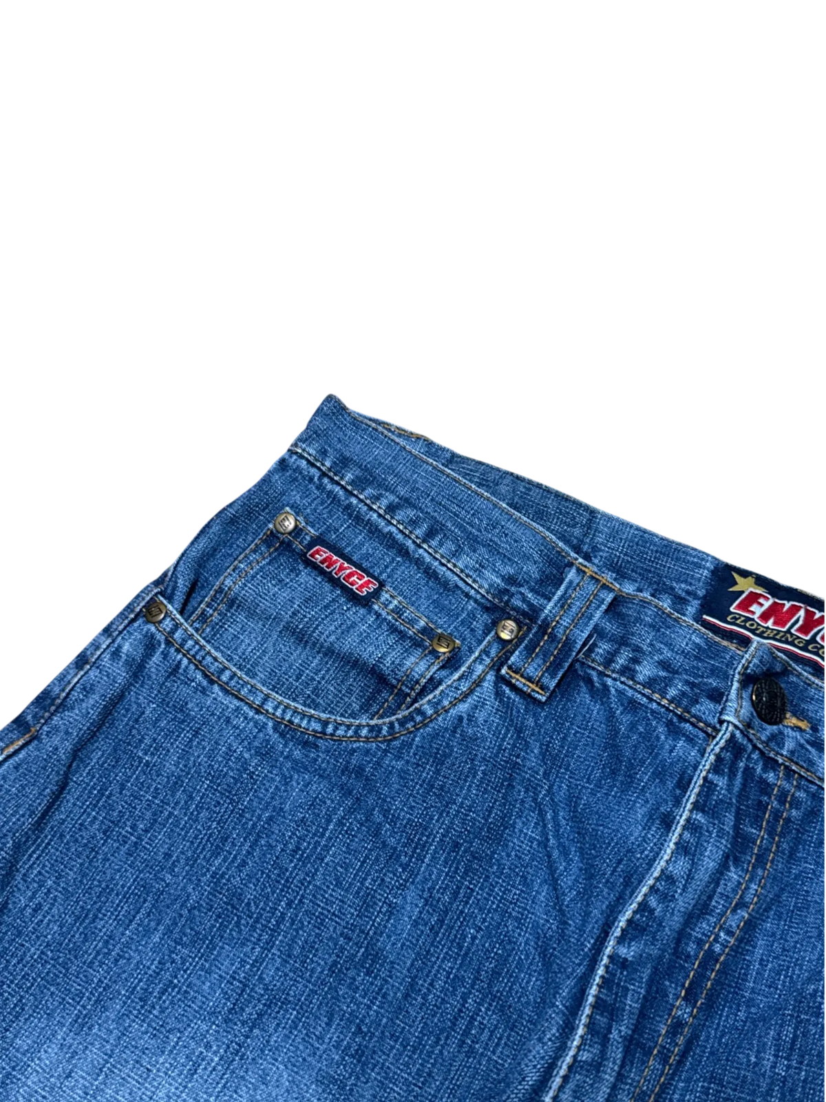 [V1054de] Vintage y2k Enyce blaue baggy jeans