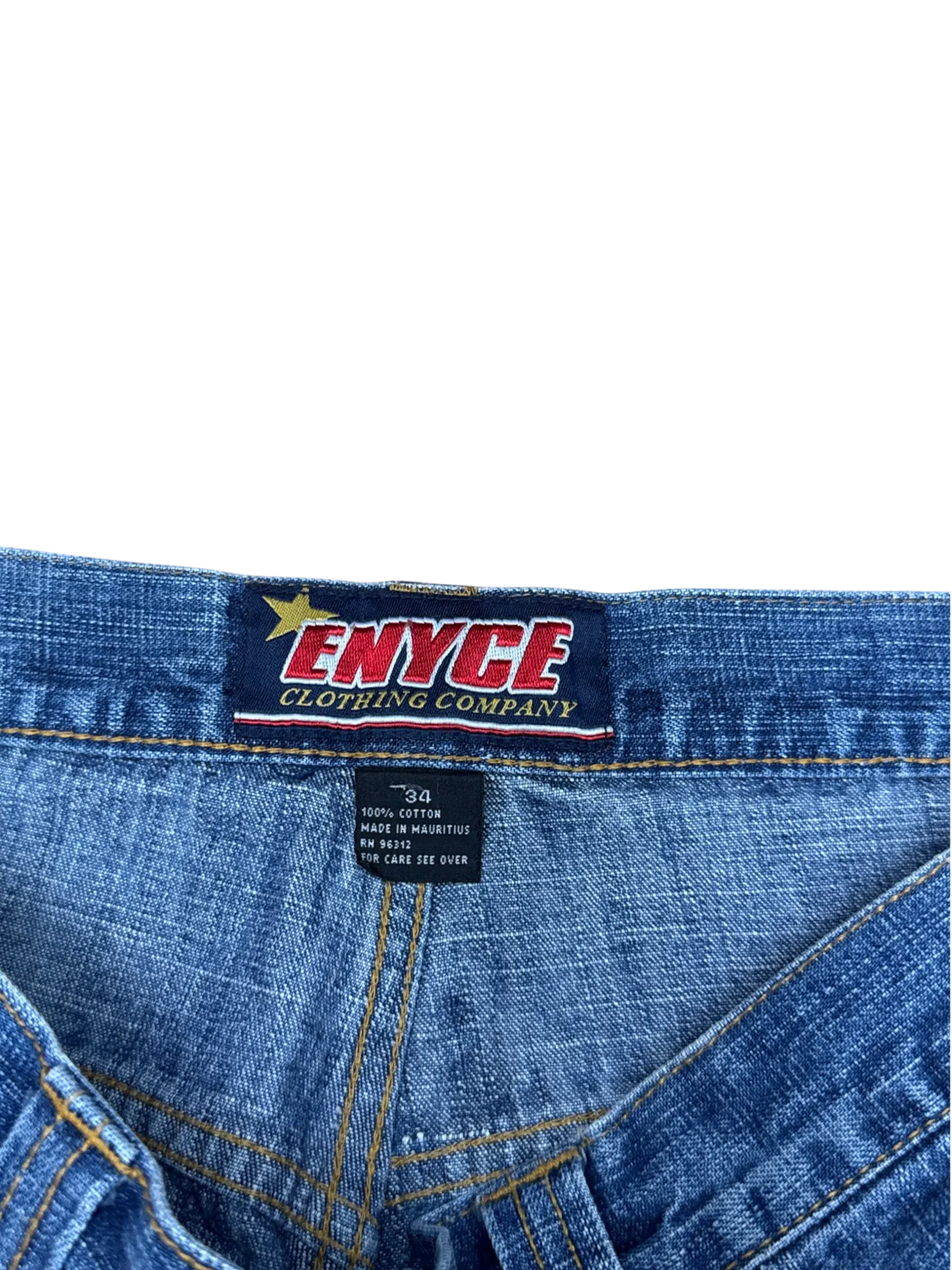 [V1054de] Vintage y2k Enyce blaue baggy jeans