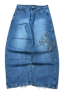 [V1009] Vintage y2k Dada blaue baggy jeans (Dada Supreme)