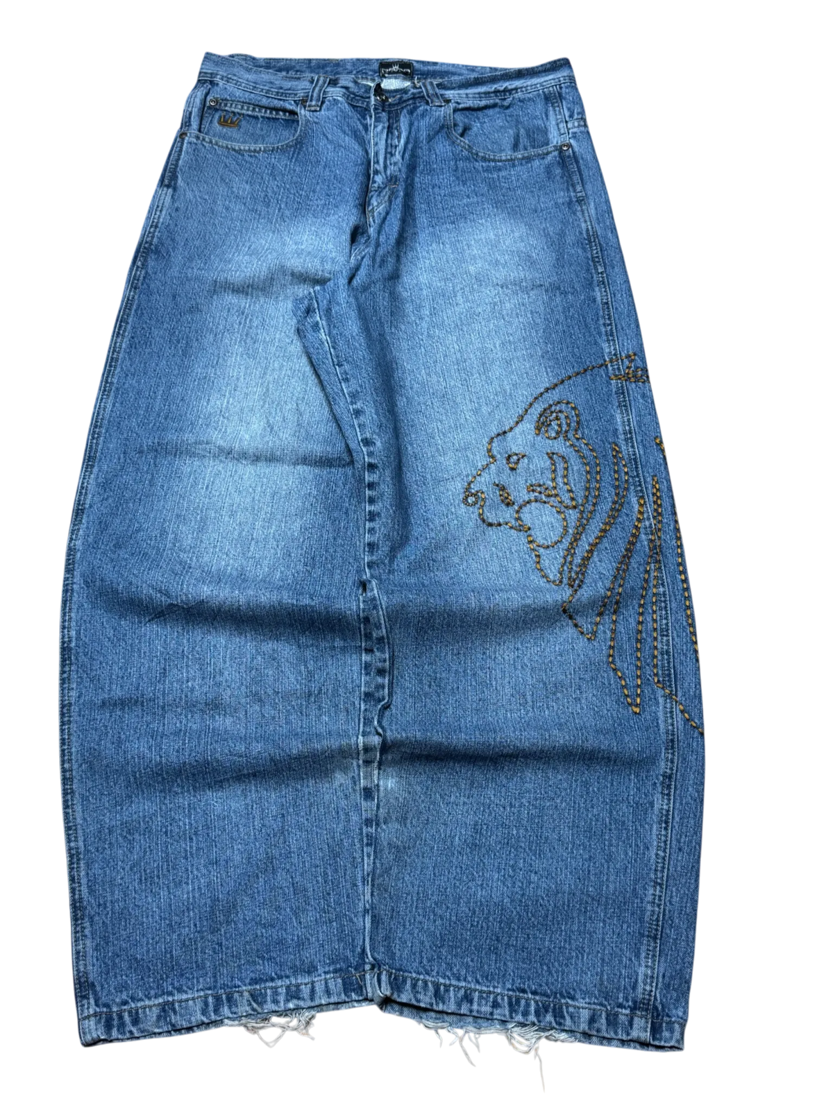 [V1009] Vintage y2k Dada blaue baggy jeans (Dada Supreme)