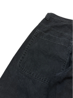 [V0988] Vintage y2k Fishbone schwarze baggy jeans
