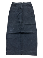 [V0988] Vintage y2k Fishbone schwarze baggy jeans
